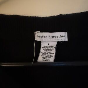Black Better Together Sweater